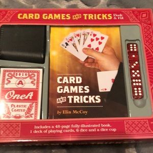 2 for $15-Card Games & Tricks-Book & Kit-New unopened box